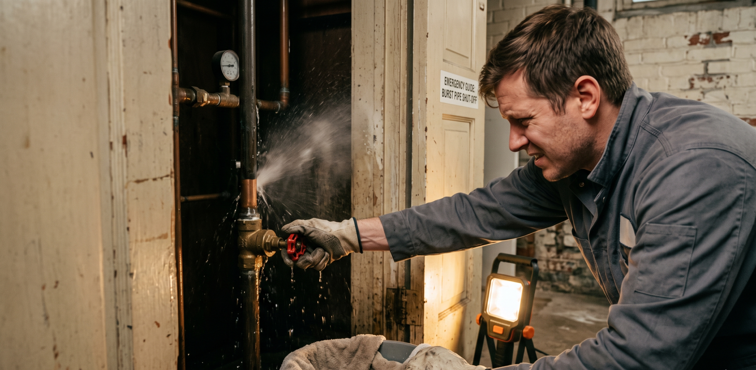 How to Shut Off Water Supply in Case of a Burst Pipe: A Step-by-Step Emergency Guide