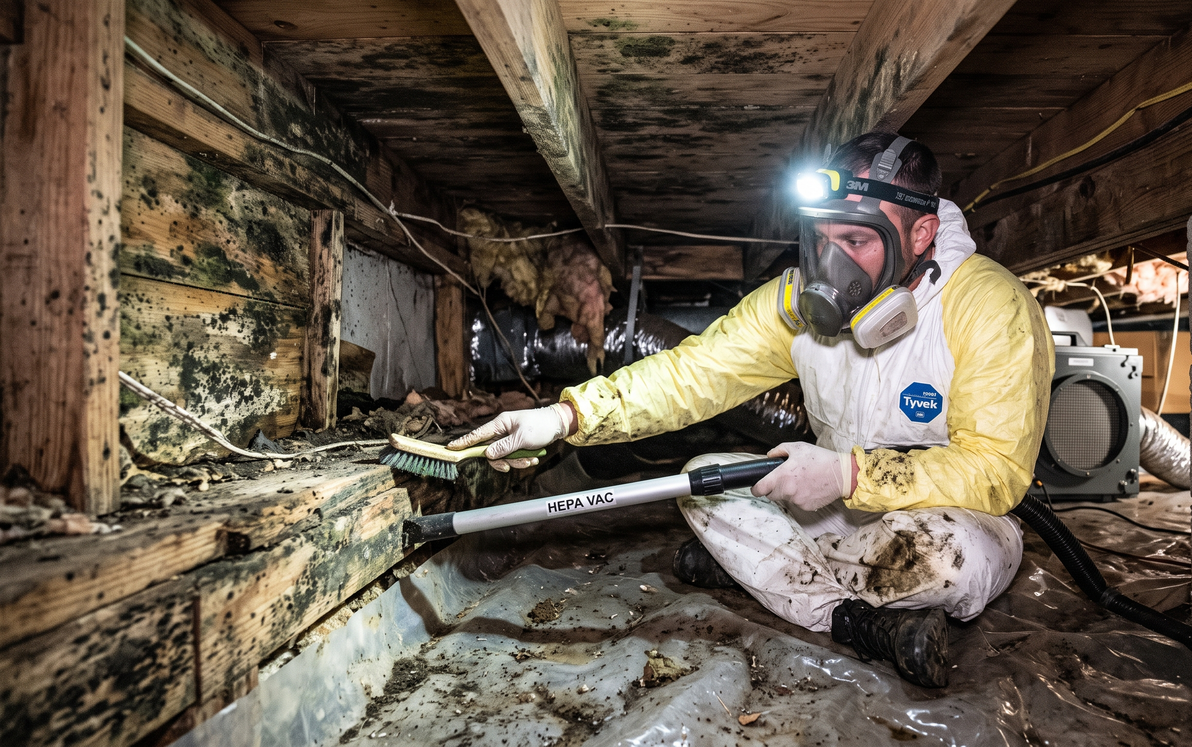 Signs of Mold in Your Crawl Space in Elgin, SC and How to Remove It?