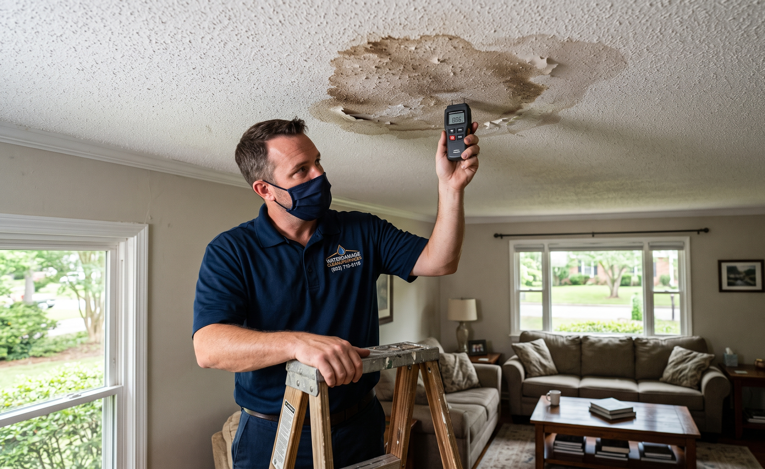What Causes Ceiling Water Stains in Lexington, SC and How to Fix Them?