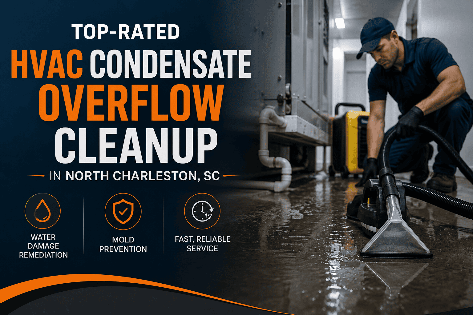 Top-Rated HVAC Condensate Overflow Cleanup in North Charleston, SC